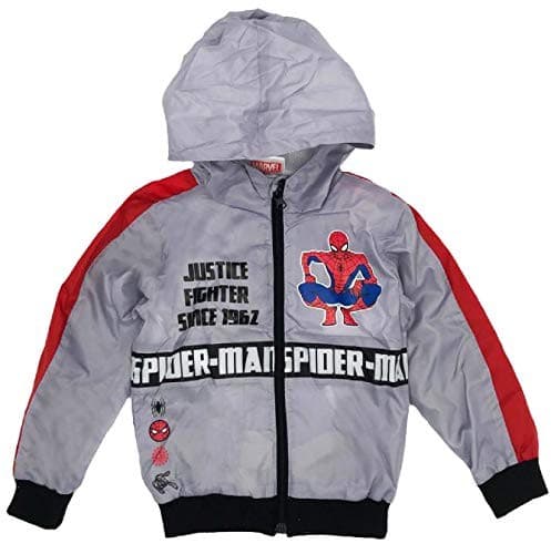Giacca a Vento Bambino Spiderman 3 4 6 8 Anni - 4