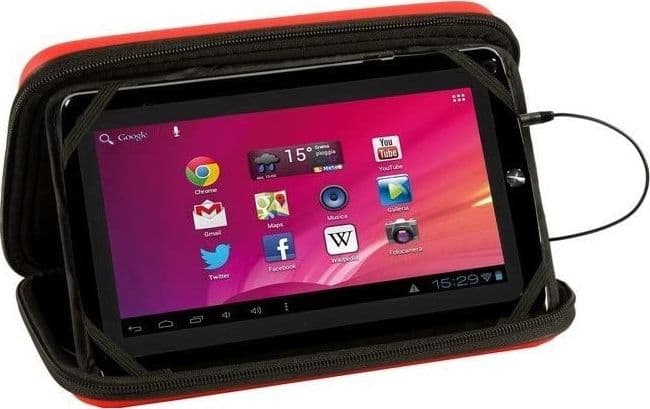 Custodia Cover Universale per Tablet 7" con Speaker Integrati 2 x 2 W colore ROSSA - 2
