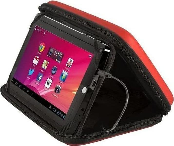 Custodia Cover Universale per Tablet 7" con Speaker Integrati 2 x 2 W colore ROSSA - 3