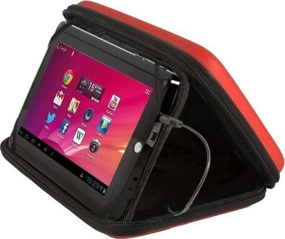 Custodia Cover Universale per Tablet 7" con Speaker Integrati 2 x 2 W colore ROSSA - 3