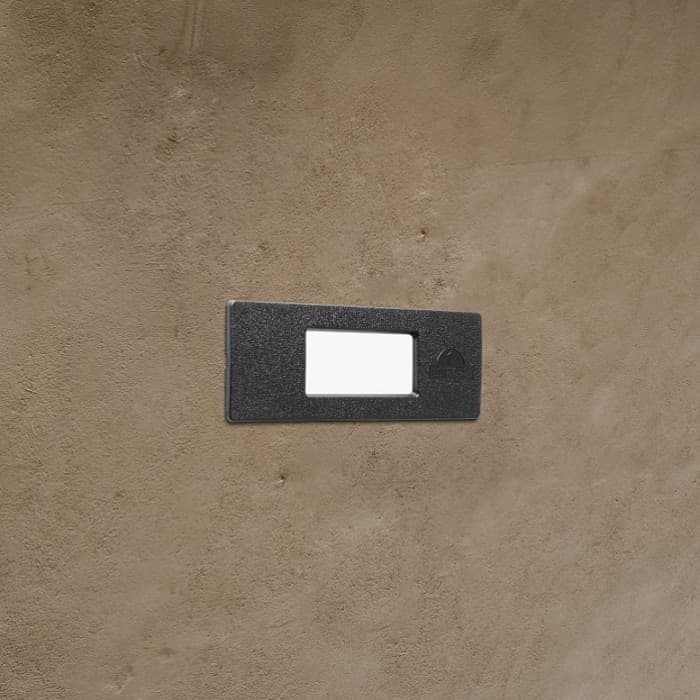 SEGNAPASSO LED CON LAMPADA FUMAGALLI NINA 150 NERO OPALE LED R7S 3,2W CCT SET | 6C1000000AYJ1K - 3