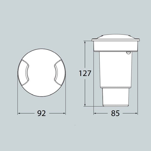 FUMAGALLI CECI 90 3L NERO SATIN LED GU10 3,5W CCT SET | 1F3000000AXU1K - 3