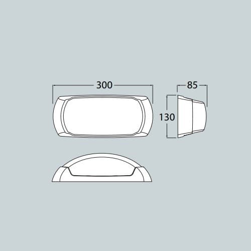 PLAFONIERA LED APPLIQUE FUMAGALLI FRANCY OP GRIGIO OPALE E27 | 2A1000000LYE27 - 3