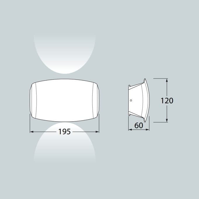 FUMAGALLI ABRAM 190 NERO TRASP LED R7S 7,5W CCT SET | AB2000000AXK1K - 2