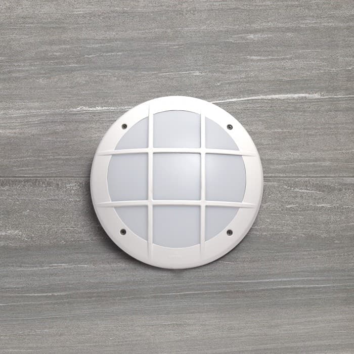 PLAFONIERA LED PER CONDOMINI FUMAGALLI GELMI GR BIANCO OPALE E27 | 3G3000000WYE27 - 3