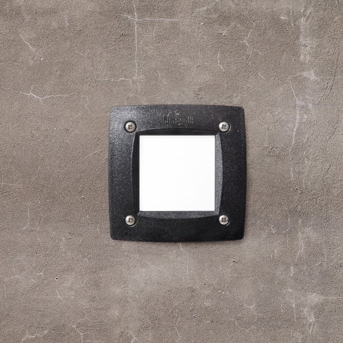 LAMPADA LED AD INCASSO FUMAGALLI LETI 100 SQUARE NERO OPALE LED GX53 3W CCT SET | 3C1000000AYG1K - 3