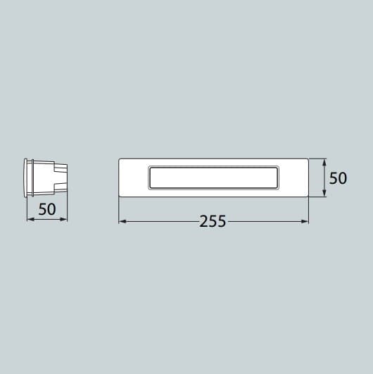 FUMAGALLI NINA 270 NERO OPALE LED R7S 10,5W CCT SET | 8C1000000AYP1K - 2