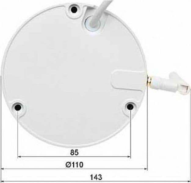 DAHUA TELECAMERA DOME HD 4.0 MEGAPIXEL | IPC-HDBW1435E-W - 2