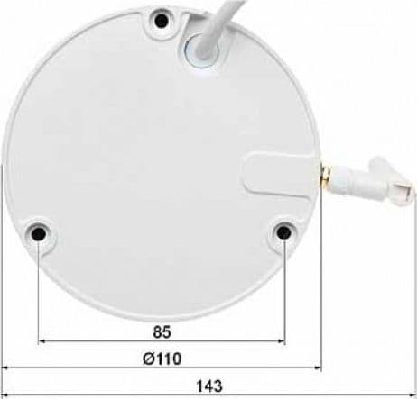 DAHUA TELECAMERA DOME HD 4.0 MEGAPIXEL | IPC-HDBW1435E-W - 2