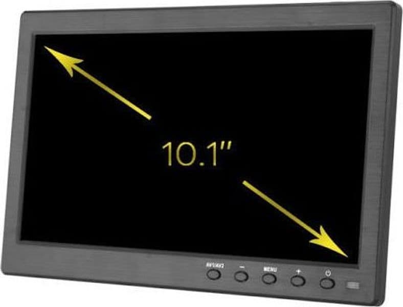 Monitor HDMI Schermo LCD TFT 10.1 POLLICI 1080p Altoparlante Integrato VGA BNC USB - 6