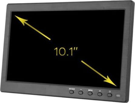 Monitor HDMI Schermo LCD TFT 10.1 POLLICI 1080p Altoparlante Integrato VGA BNC USB - 6