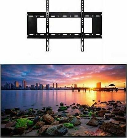 SUPPORTO STAFFA PARETE TV LCD PLASMA DA 40" A 80" POLLICI VESA 75 KG - 4