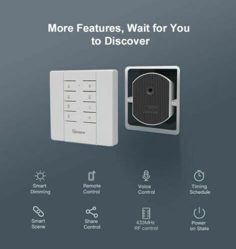 SONOFF D1 DRIMMER WiFi LUCI DIMMERABILI INCANDESCENZA DOMOTICA ALEXA GOOGLE - 5