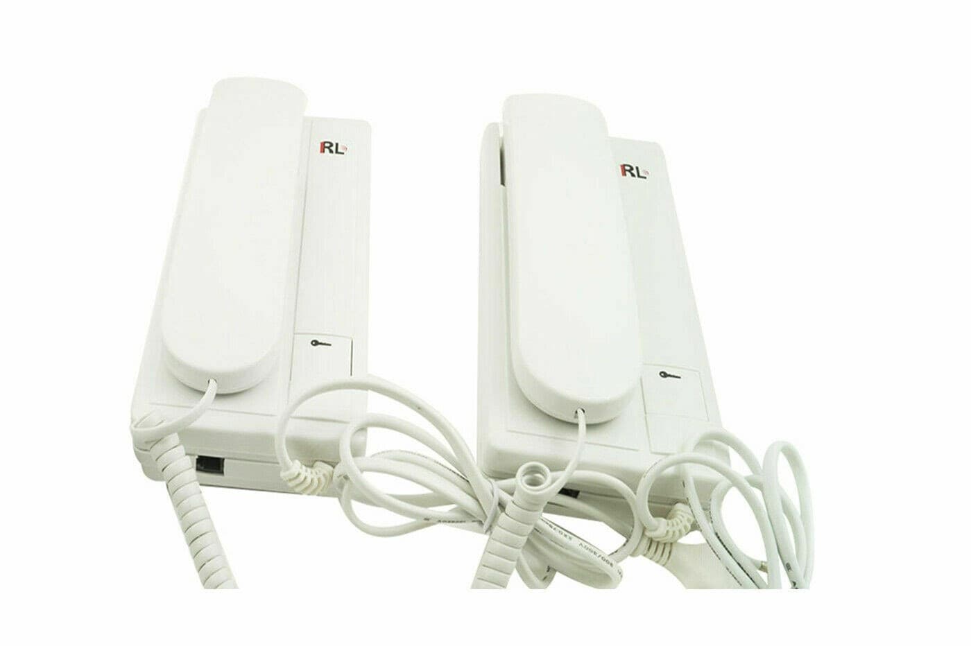 Citofono bifamiliare per 2 famiglie pulsante Apri Cancello 2 citofoni rl-3208AA - 5