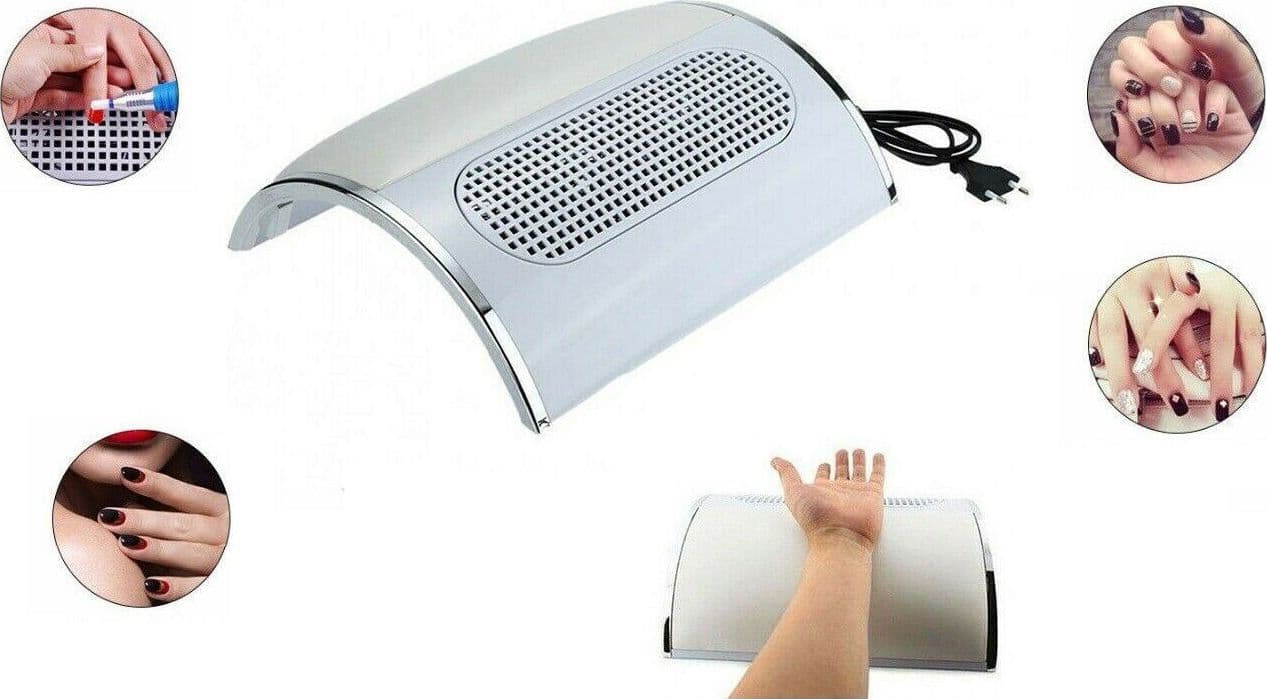 ASPIRATORE UNGHIE A 3 VENTOLE PER UNGHIE LIMATURA RICOSTRUZIONE ASPIRAPOLVERE - 4