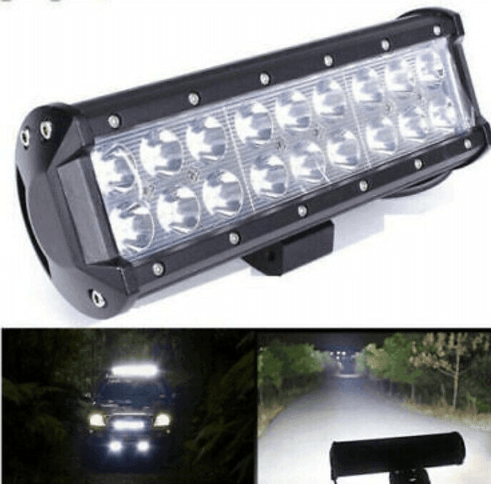 faro led 72 watt rettangolare fuoristrada barca camion da esterno jeep foyu - 3
