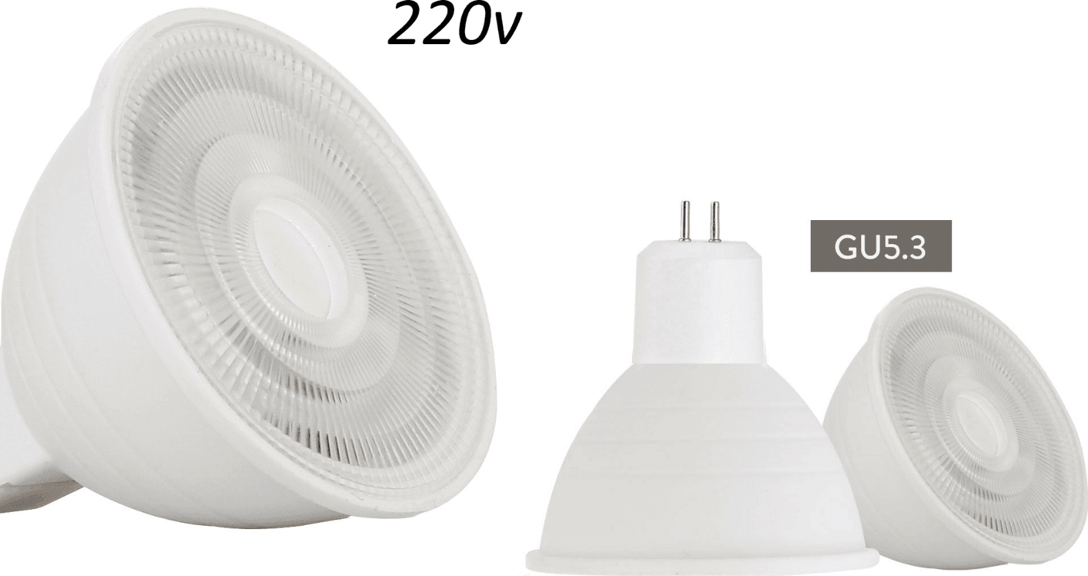 Faretto Lampadina LED 7W GU5.3 MR16 700Lm 60° 220V SMD2835 IP60 Luce 4000K Natur