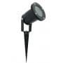 FARETTO LED SEGNAPASSO GU10 nero CON PICCHETTO DA GIARDINO IP66 LAMPADA SOSTITUIBILE - 4