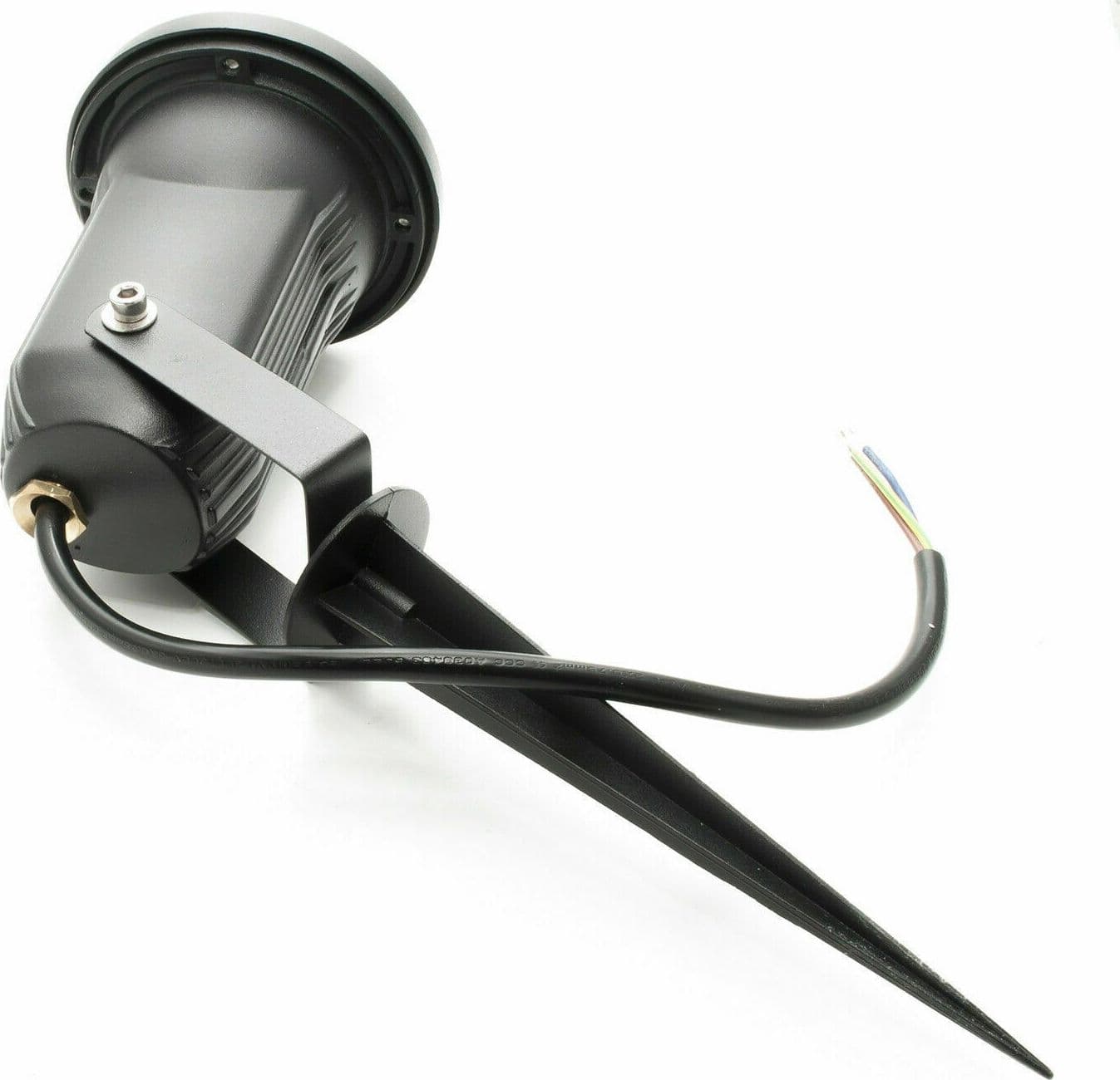 FARETTO LED SEGNAPASSO GU10 nero CON PICCHETTO DA GIARDINO IP66 LAMPADA SOSTITUIBILE - 7