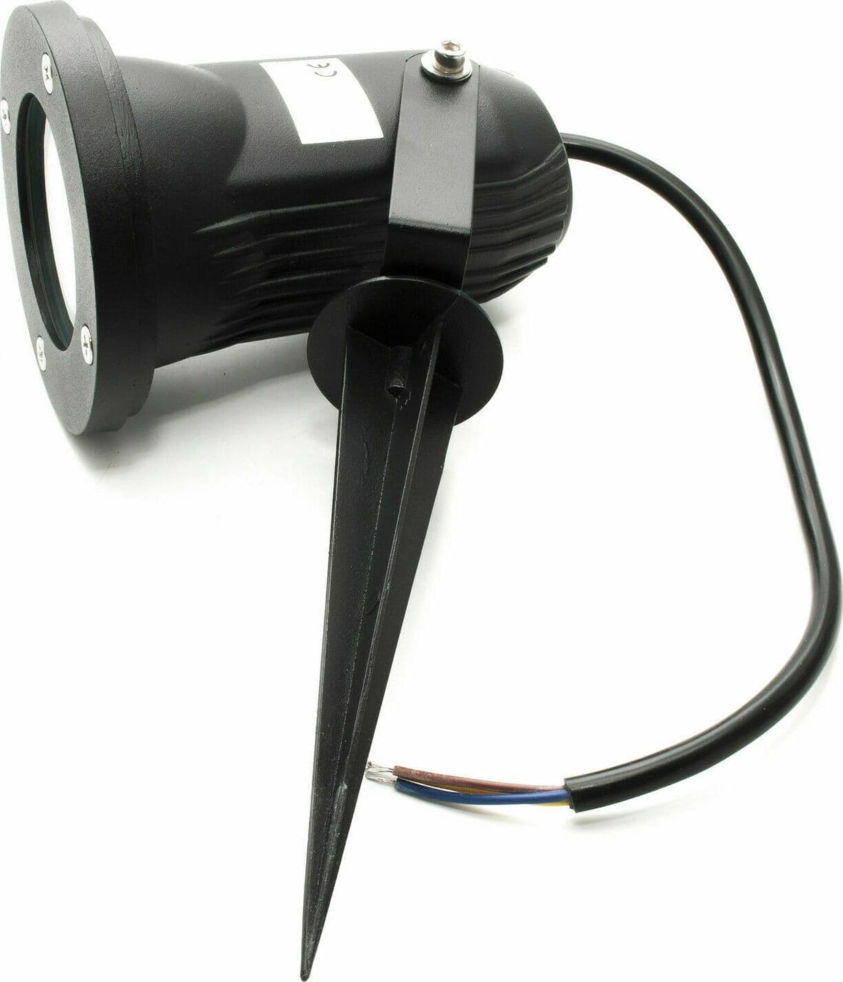 FARETTO LED SEGNAPASSO GU10 nero CON PICCHETTO DA GIARDINO IP66 LAMPADA SOSTITUIBILE - 8