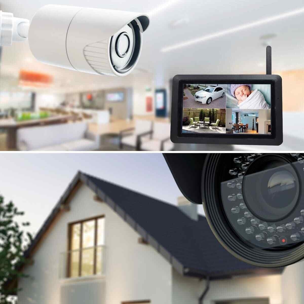 KIT Videosorveglianza WIFI DVR NVR 8 Canali 8 Telecamere Wireless - 4