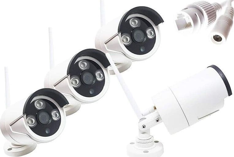 KIT Videosorveglianza WIFI DVR NVR 8 Canali 8 Telecamere Wireless - 5
