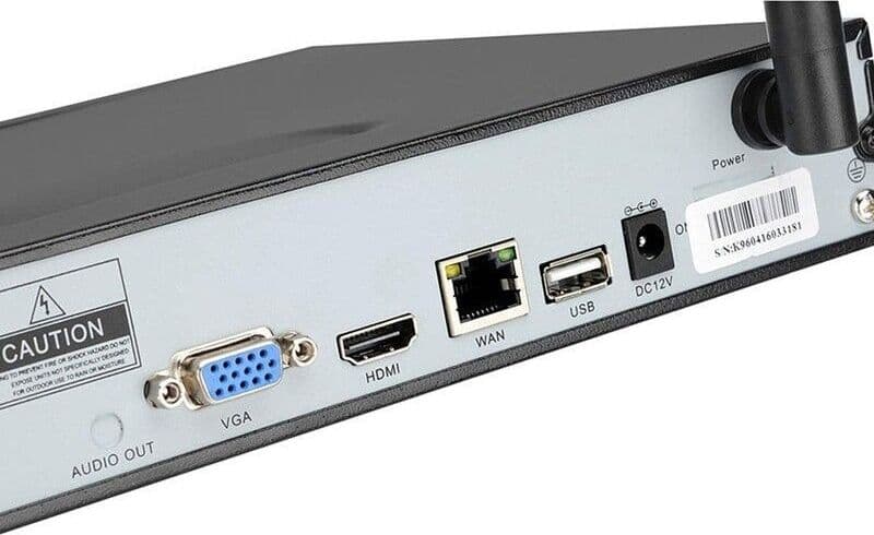 KIT Videosorveglianza WIFI DVR NVR 8 Canali 8 Telecamere Wireless - 6