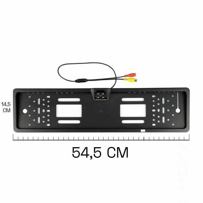 Portatarga Con Telecamera Retromarcia AUTO Retrocamera 4 LED 170 ° Visione Notte - 6