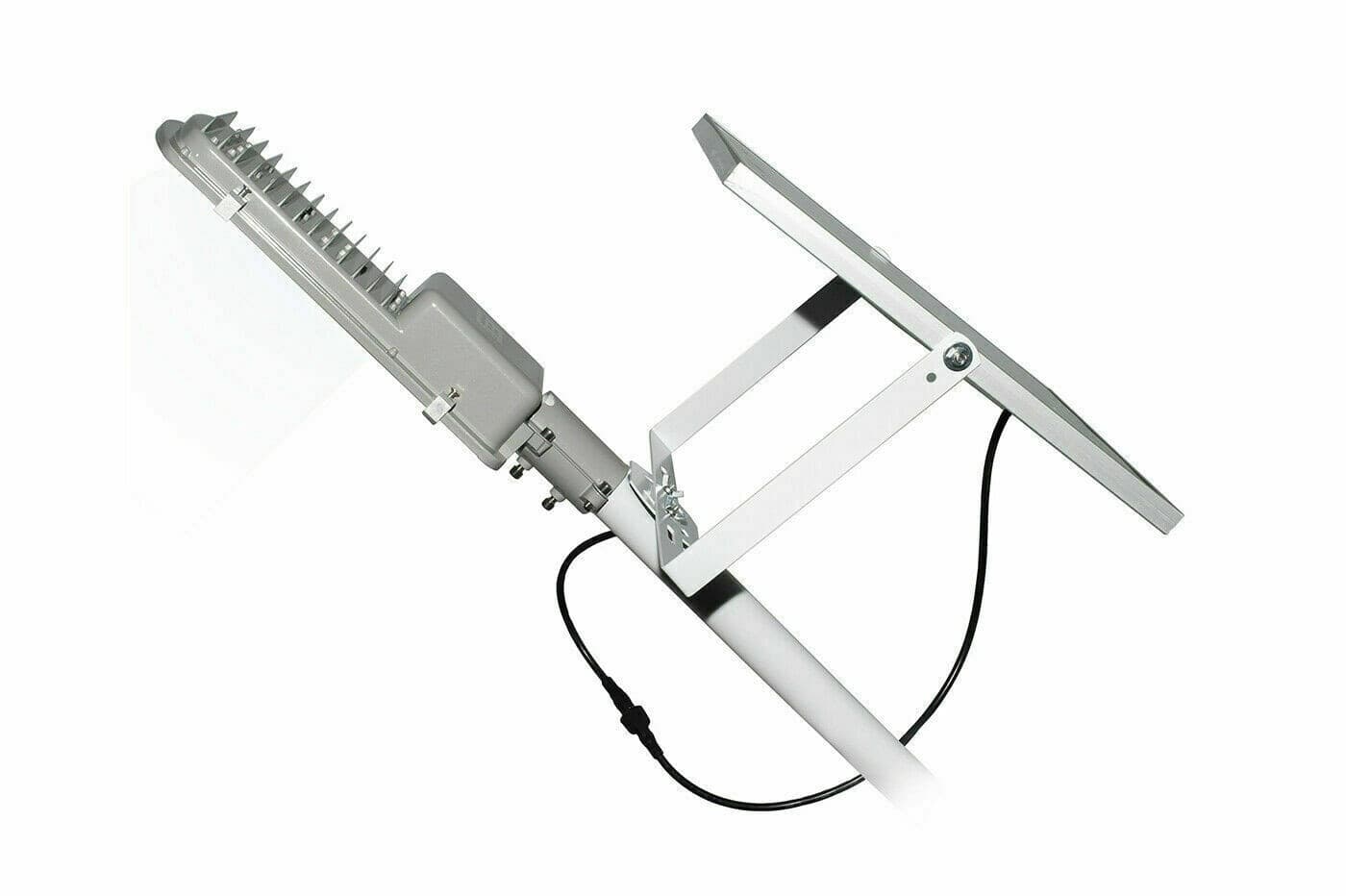 LAMPIONE LED PANNELLO SOLARE STAFFA E TELECOMANDO 200W Standard - 5