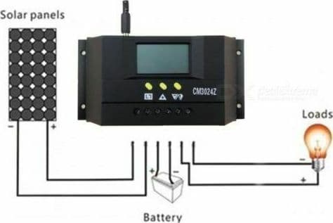 30A Regolatore Di carica solare fotovoltaico LCD 12V /24V Per pannello solare CM3024Z - 3