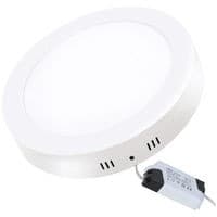 PANNELLO 25W PLAFONIERA faretto LED ROTONDO da ESTERNO luce Calda 3200k - 3