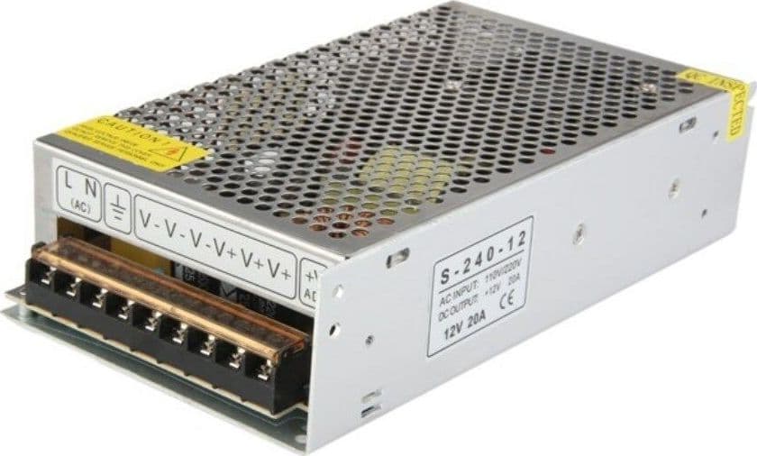 Ac 220v Dc 12v Alimentatore 20A 240W Stabilizzato Switching Trimmer - 2