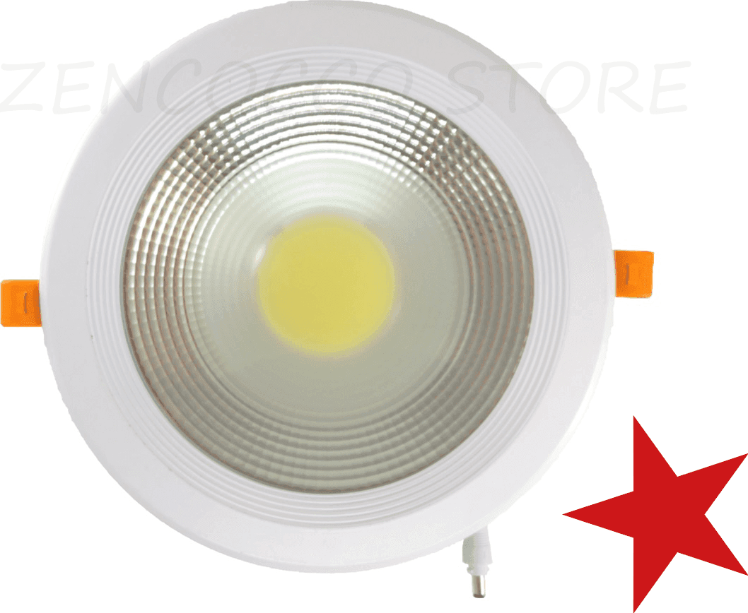 Plafoniera 20W Faretto COB LED da Incasso Tondo 1600lm 220V - 3