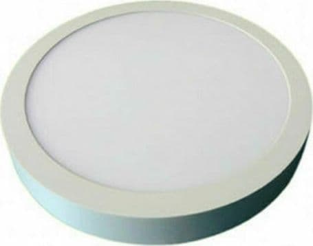 PANNELLO 12W PLAFONIERA faretto LED ROTONDO DA ESTERNO luce Calda 3200k - 2