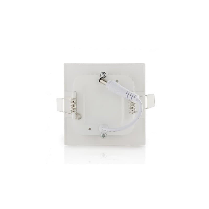 Faretto Led 3 Watt Pannello Incasso quadrato 180LM Luce Calda 3200k - 3