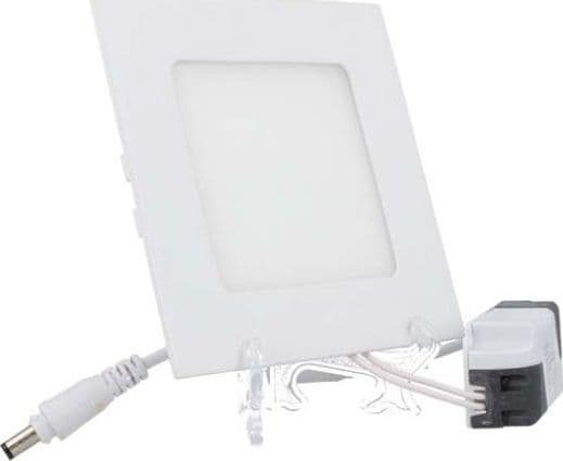 Faretto Led 6 Watt Pannello Incasso quadrato 450LM Luce calda 3200k - 4