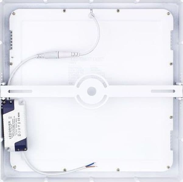 PANNELLO 25W PLAFONIERA faretto LED QUADRATO da ESTERNO luce Calda 3200k - 3