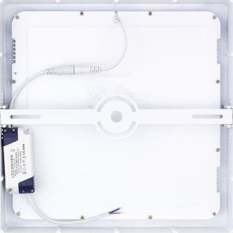 PANNELLO 25W PLAFONIERA faretto LED QUADRATO da ESTERNO luce Calda 3200k - 3