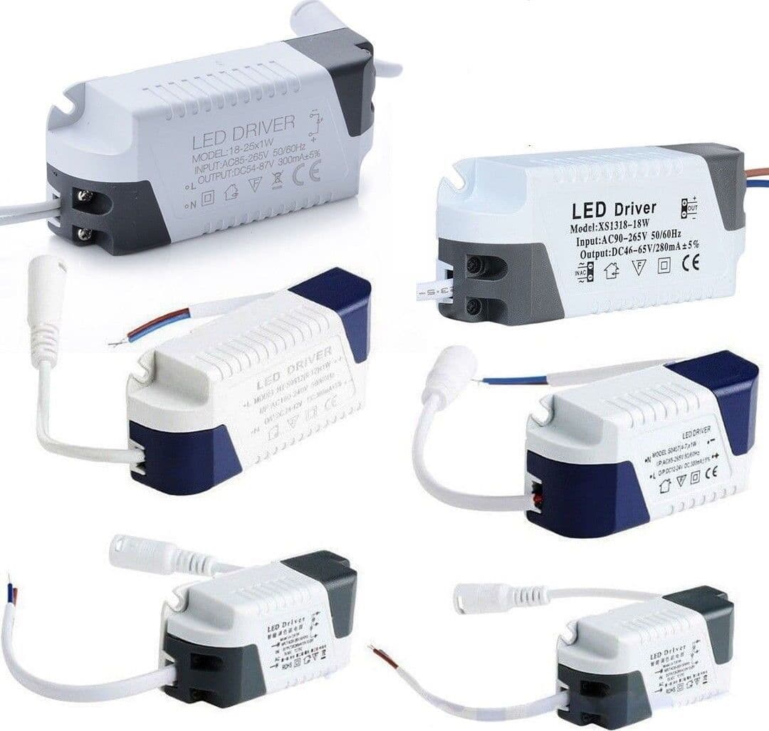 ALIMENTATORE DRIVER PER FARETTO LED 3-4 WATT trasformatore 220v - 6