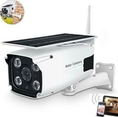 Telecamera Videosorveglianza HD pannello Solare Ricaricabile Impermeabile Wi-fi - 2