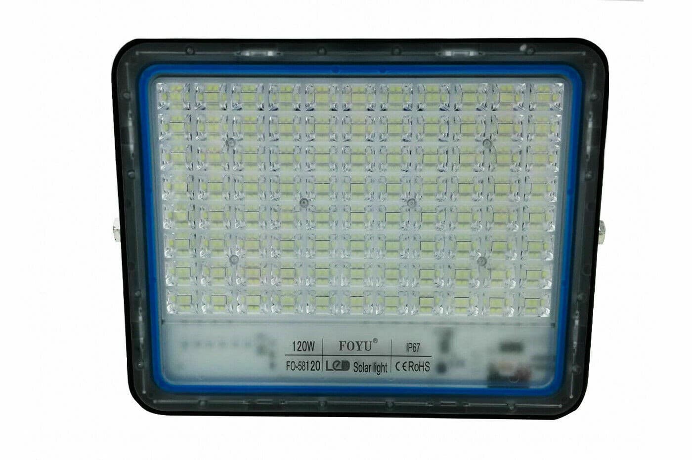 FARO LED CON PANNELLO SOLARE LUCE FREDDA 120W/200/300/400/600/800W IP66/67 - 11