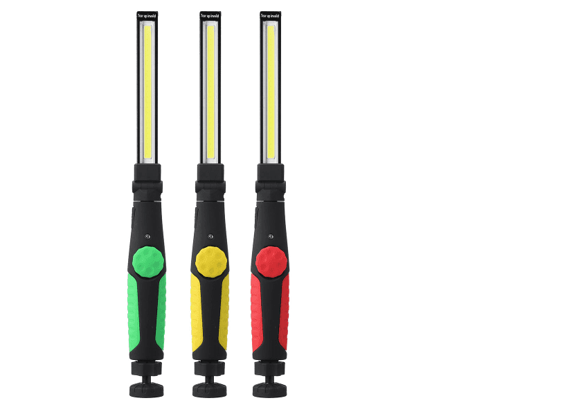 COB LED ispezione luce da lavoro Torcia elettrica ricaricabile pieghevole con cavo USB - 2