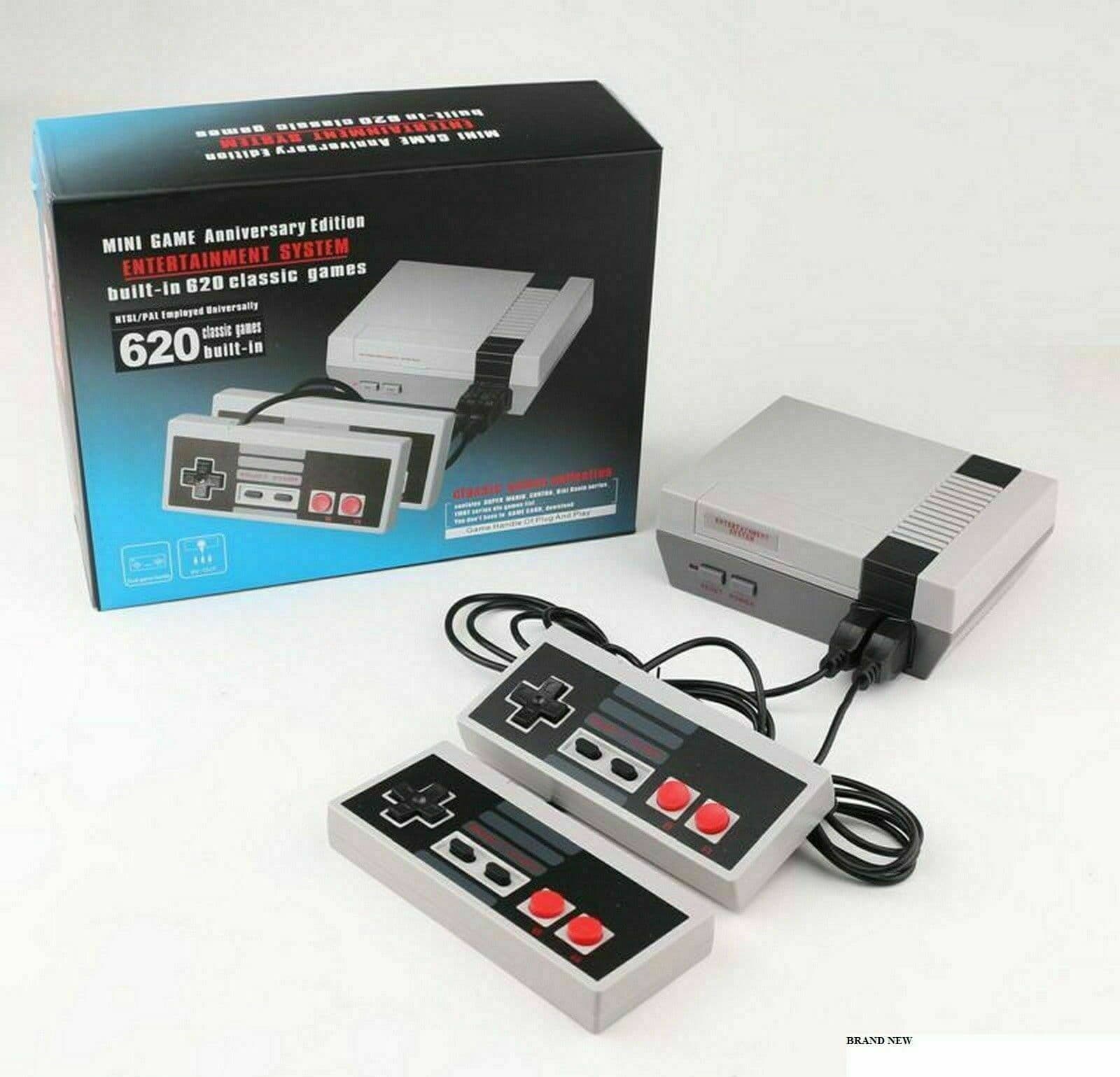 620 giochi IN 1 MINI CONSOLE CLASSIC RETRO PER NES 2 CONTROLLER TIPO NINTENDO - 7