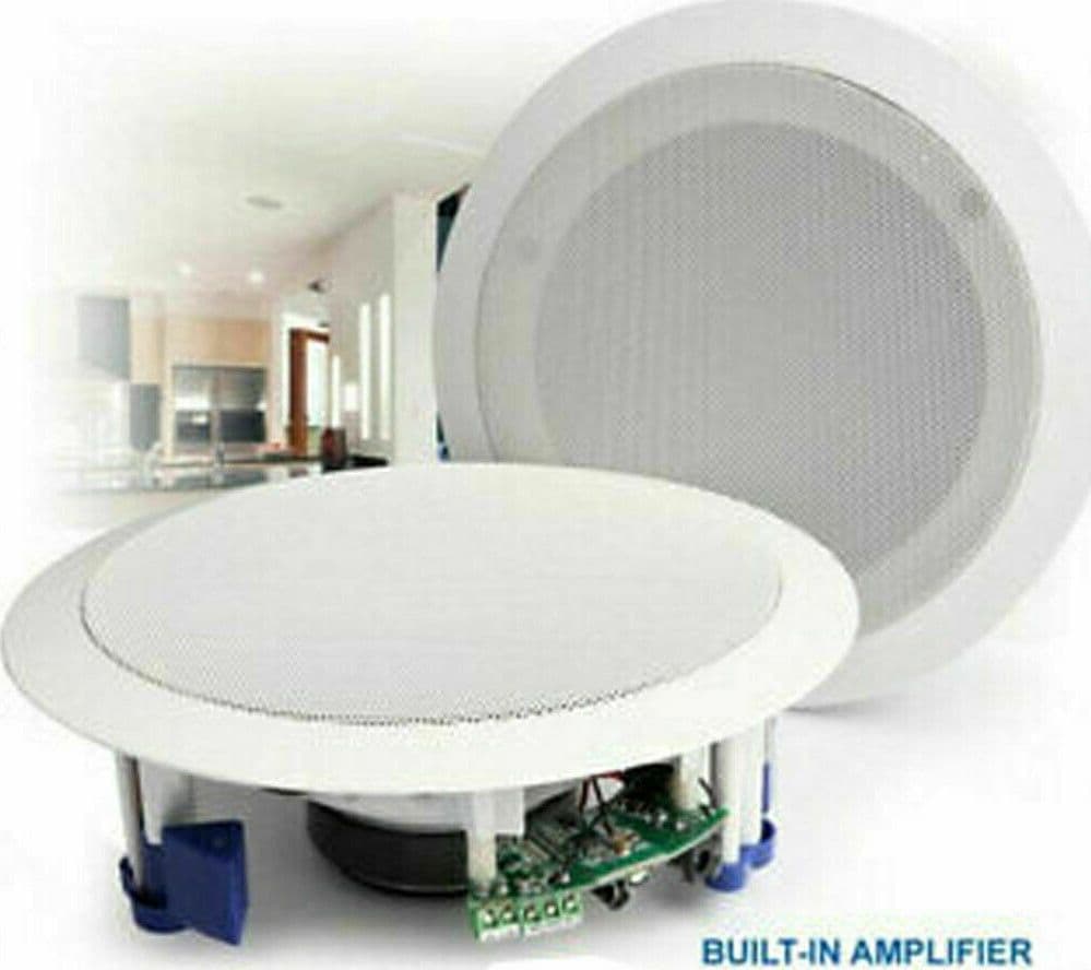 21Cm Coppia Casse Acustiche 20W x1 BLUETOOTH Incasso Filodiffusione Negozi CASA - 8