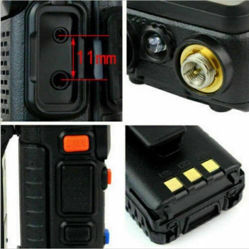 BAOFENG UV-5R   RICETRASMITTENTE 5W VHF/UHF DUAL BAND RADIO 136-174 400-520 MHz - 3
