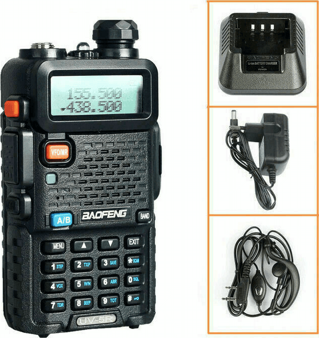 BAOFENG UV-5R   RICETRASMITTENTE 5W VHF/UHF DUAL BAND RADIO 136-174 400-520 MHz - 6
