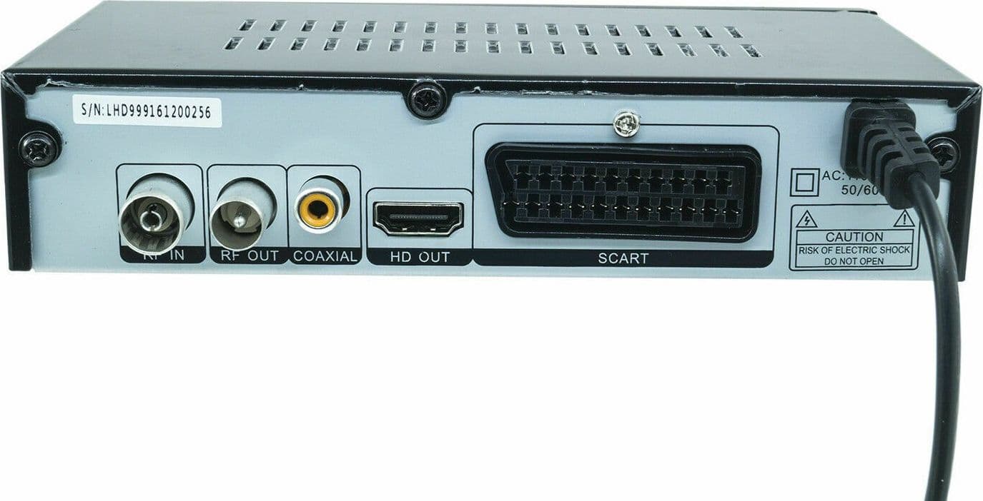 DECODER RICEVITORE DIGITALE TERRESTRE DVB-T2/T3 TV SCART HDMI 1080P REG PVR - 5