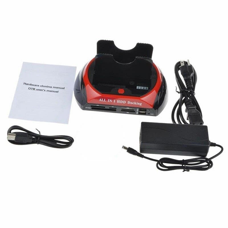 Docking Station Multifunzionale usb 2.0 HDD Hard Disk Supporta 2.5" , 3.5" IDE SATA WLX-875 - 3