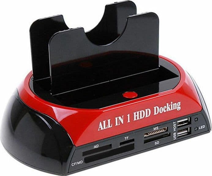 Docking Station Multifunzionale usb 2.0 HDD Hard Disk Supporta 2.5" , 3.5" IDE SATA WLX-875 - 4