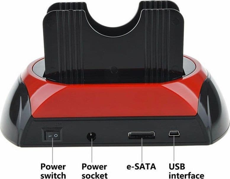 Docking Station Multifunzionale usb 2.0 HDD Hard Disk Supporta 2.5" , 3.5" IDE SATA WLX-875 - 5